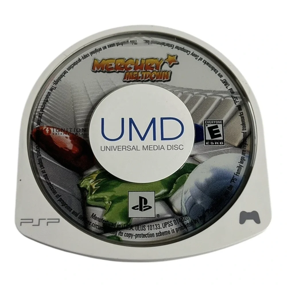 Sony PSP Game Bundle Lot Mercury Meltdown ATV Offroad NBA 07 Tested Disc Only